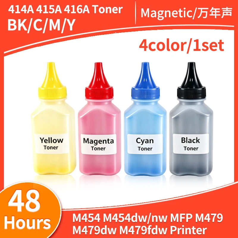 415A 416A 414A Toner Powder Compatible for HP Laserjet Pro M454 M454dw/nw MFP M479 M479dw M479fdw Printer W2030A W2040A W2020A