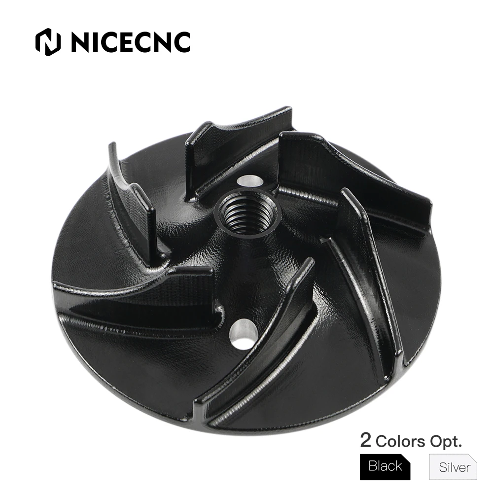 

NICECNC For Can-Am Maverick X3 XDS XMR MAX XRS Turbo 2017-2021 UTV Water Pump Impeller #420822750 Billet Aluminum Black Sliver