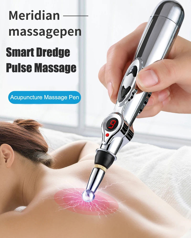 

Electronic Acupuncture Pen Electric Meridians Laser Therapy Heal Massage Pen Meridian Energy Pen Relief Pain Tools Health Care