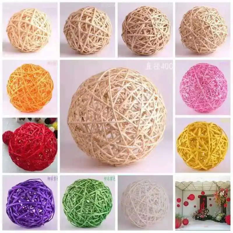 

Willow ball rattan ball shopping mall decoration flower ball Milan grass kindergarten hanging wedding festival party supplies