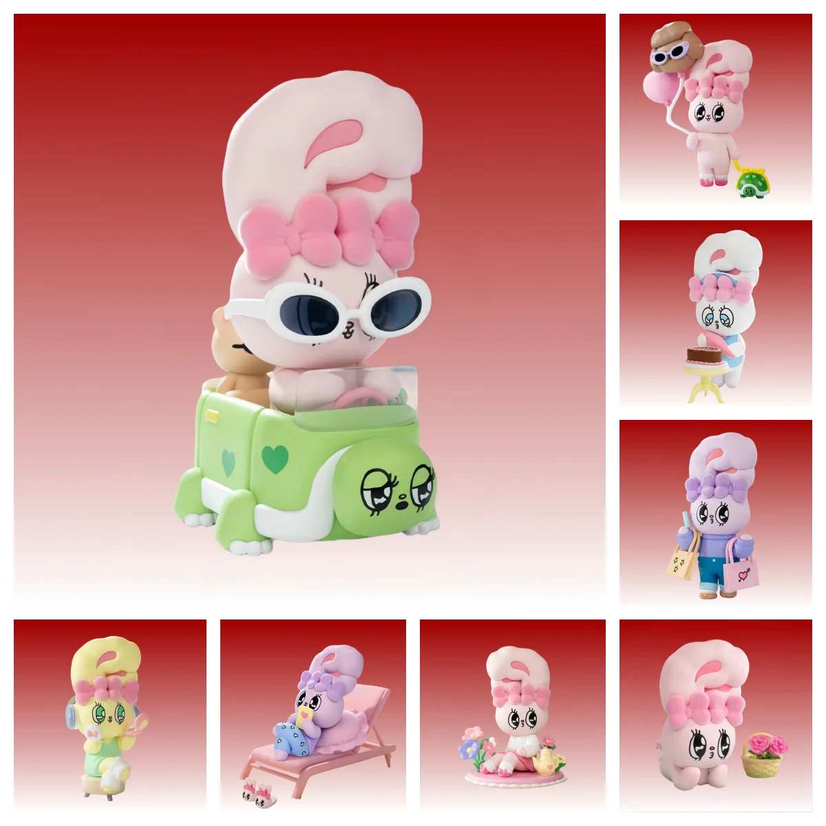 

Esther Bunny Holiday Vibe Series Blind Box Girl Bag Pendant Trendy Play Cartoon Doll Home Decor Toy Gifts