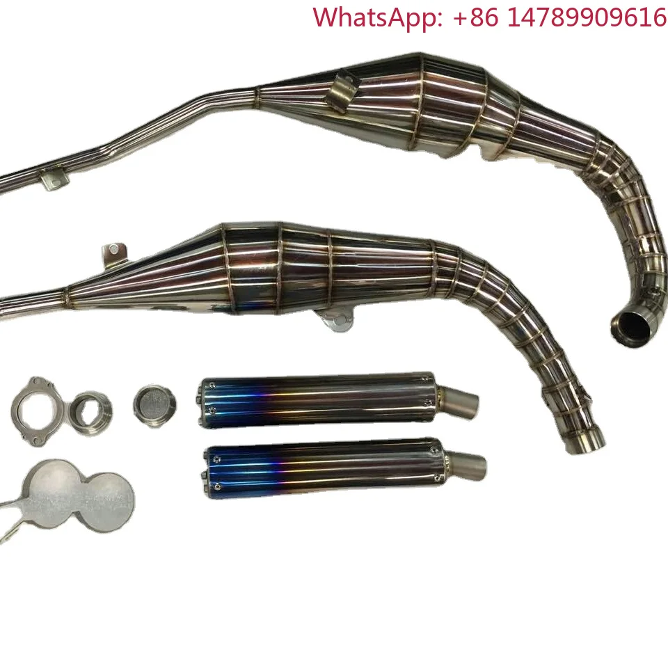 Factory Direct Selling Motorcycle Stainless Steel Exhaust Pipe Parts for 1000cc Naked Bike, Aftermarket Muffler, Escape Parts