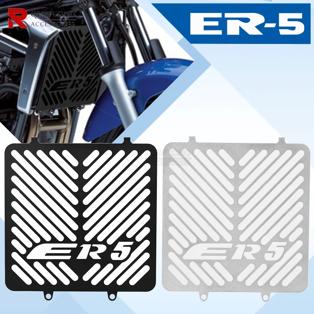 

Motorcycle Accessories Radiator Grille Guard Cover Protection For Kawasaki ER-5 ER5 ER 5 1997-2000 2001 2002 2003 2004 2005 2006