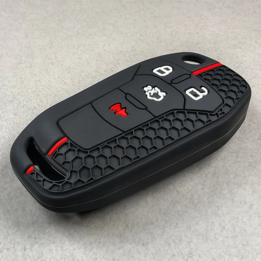 Schlüsselanhänger Silikon-Schlüsselhülle für Ford Fusion Ka GM 2014 2015 2016 2018 2020 Klappbare Autoschlüssel-Abdeckung Schlüsselanhänger – Detail 7