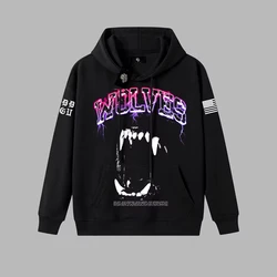 DARC SPORT Oversize Hoodie Men Fashion Cotton Print Long Sleeve Sweatshirts Women Cool Casual Harajuku Hooded Pullover Sudaderas