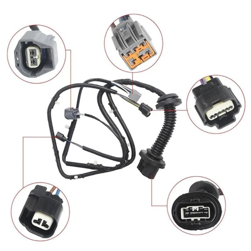 E56B Side Rear Driver Door Harness Door Jumper Wire Assembly for F150 2009 2010 2011 2012 2013 2014 9L3Z14631CAA