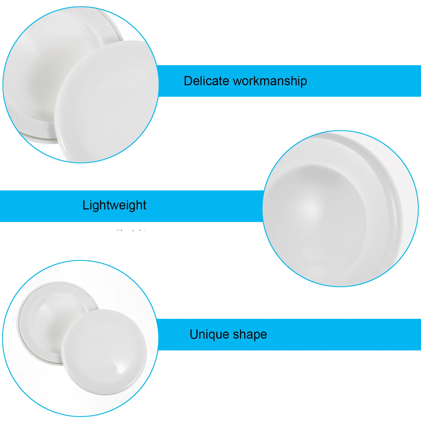 

4pcs Reserved Hole Cover White Decorative Pipe Accessory For Kitchen Faucet Installation Durable Wall Hole Caps Home Wall Cover