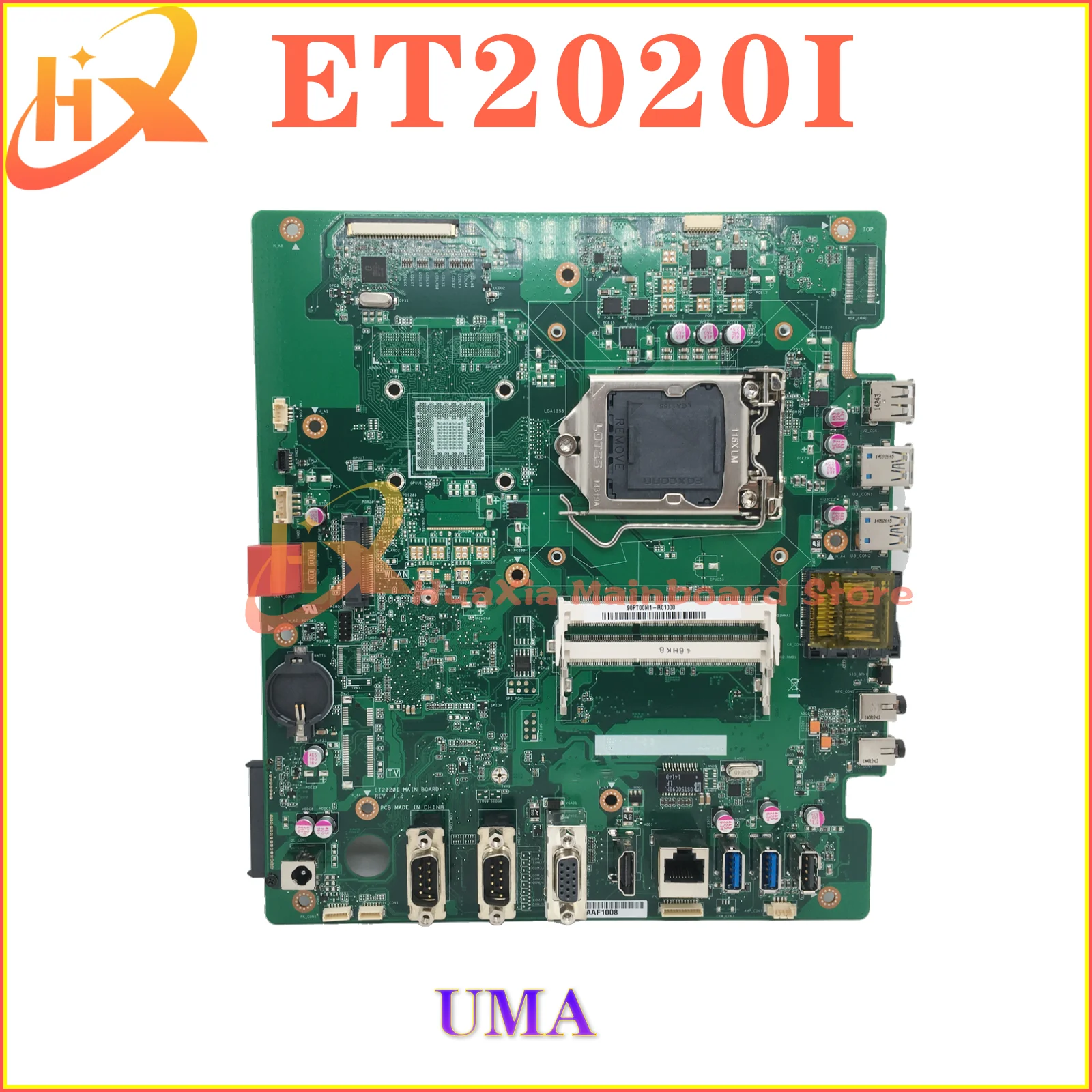 

KEFU ET2020I motherboard For ASUS ET2020I all-in-one computer UMA REV:1.2 motherboard perfect test