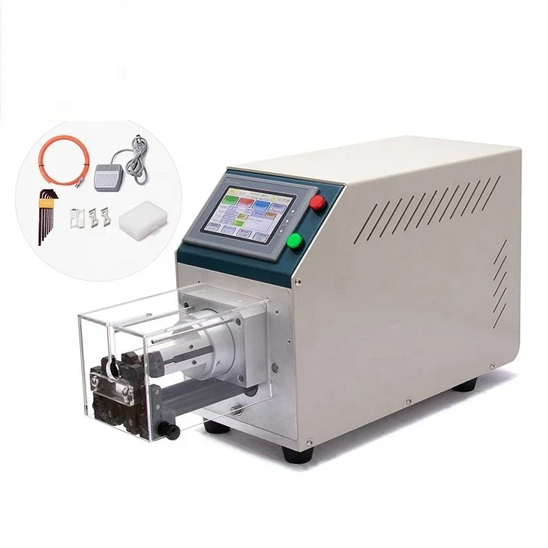 Hot SalesEW-06F Semi Automatic 1.38-6.99mm Rotary Coaxial Wire Cable Stripping Machine Coax Cable Stripper
