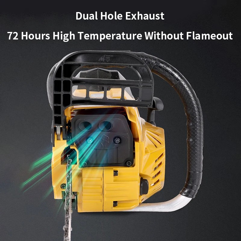 High Power Chainsaw 3.9KW Cutting Machine For Forestry And Garden Tree Trimming Efficient Brushless Motor Professional Wood Saw