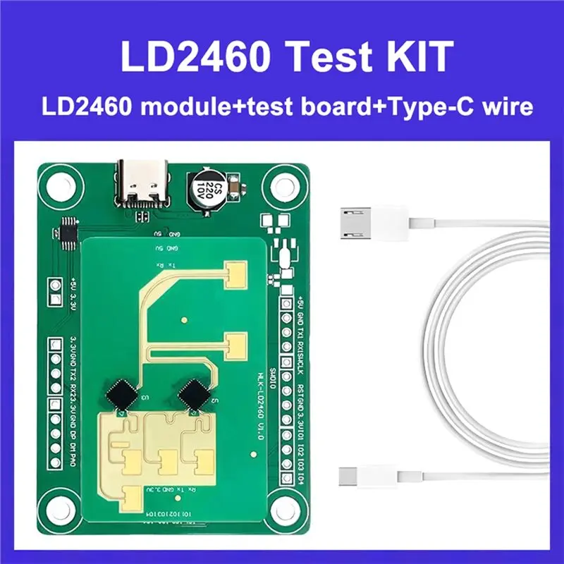ABJI-24G LD2460 Smart Home Human Presence Distance Tracking Sensor Motion Module HLK-LD2460 Human Body State Sensing