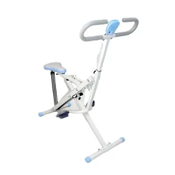 Resistance Adjustable Horse Riding Machine Squat Lift Hip Beauty Waist Slim Equipment Exercise Bike Fold Horse Racing Stimulator