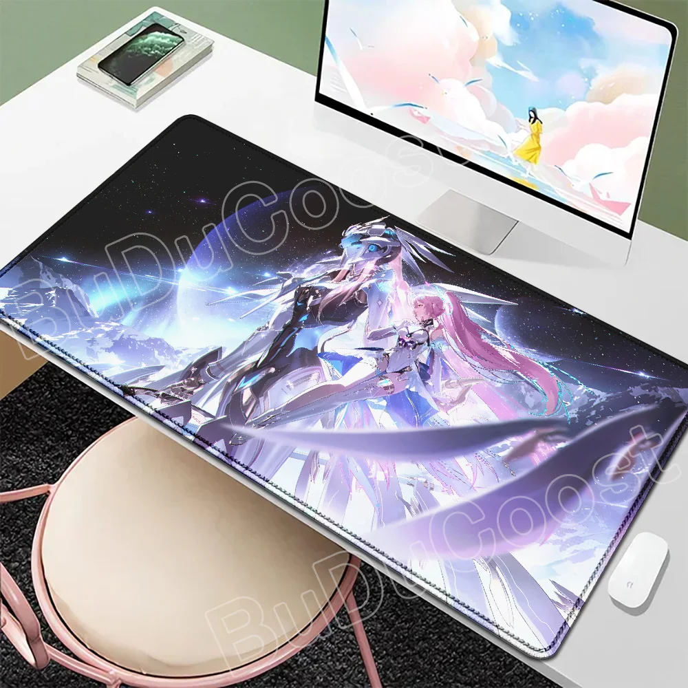 Wuthering Waves Mouse Carpet Aemeath Mause Pad Gamer Keyboard Mat Pads Mornye Protector Laptops Large Mousepad Cartoon Desk Mats