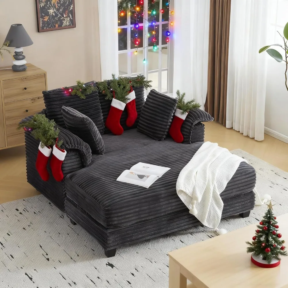 56 Oversized Chaise… - image