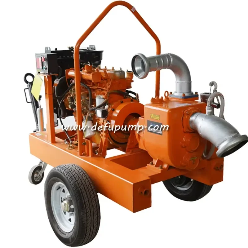 3 Inch Diesel Engine Self-Priming Centrifugal Pump Mine Dewatering Sewage Pump