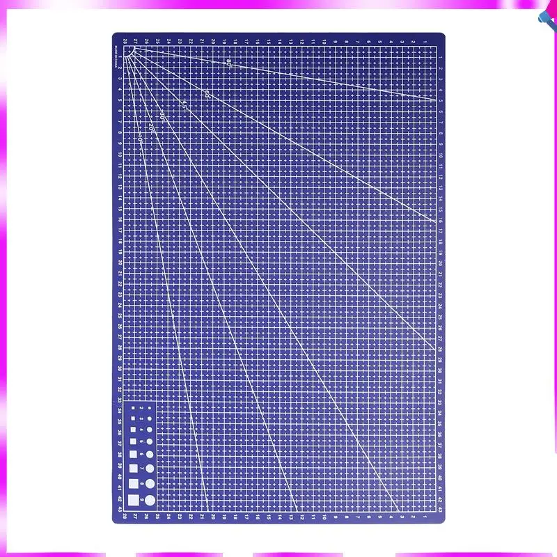 N96R A3 / 45 X 30Cm Sewing Cutting Mats Reversible Design Engraving Cutting Board Mat Handmade Hand Tools 1Pc