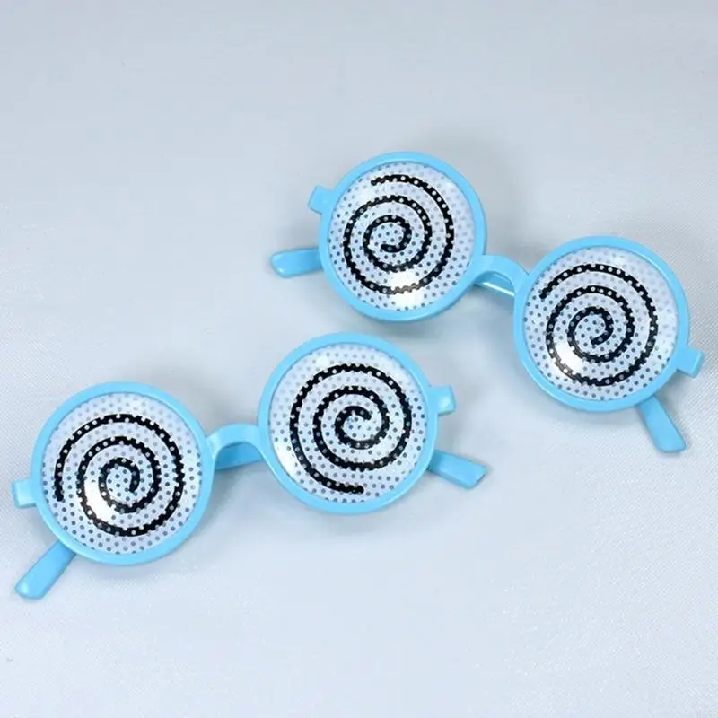 H58E 마법 구축함 안경 참신한 재미있는 안경 오타쿠 영웅 의상 코스프레