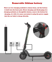 Original kick scooters 12 AH 10AH Battery removable 8.5 inch 10 inch 700w Motor 45KM Range HX X7 X8 foldable electric Scooter