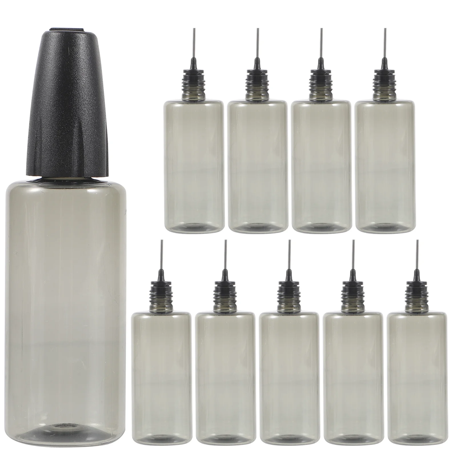 

10Pcs Needle Tip Glue Bottles Squeeze Applicators for Oil Silicone Lubricant Craft Liquid Application Needle Bottle