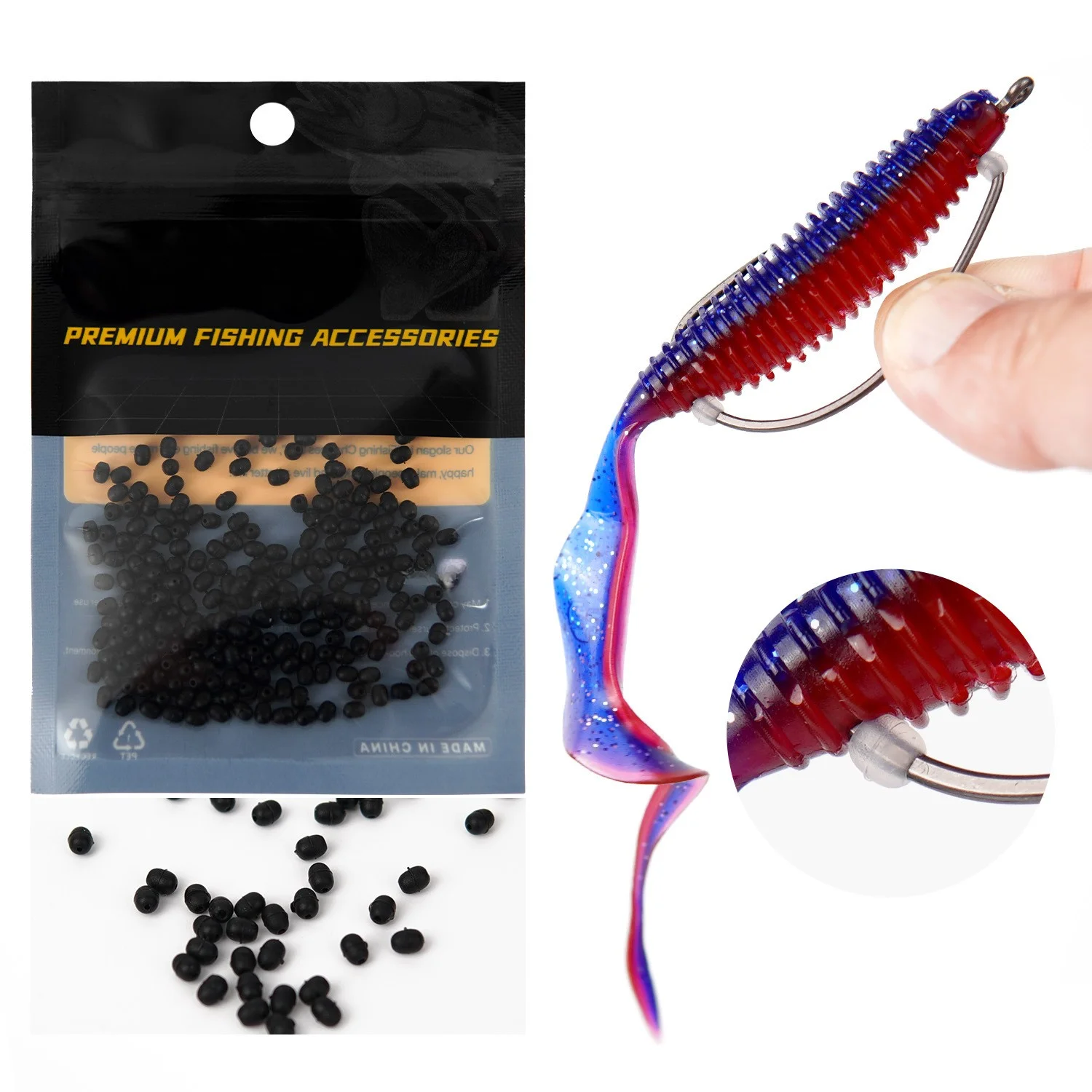 300 Stück Silikon-Angelköder-S – Fishing Lure Soft Plastic Bewertung und Preis