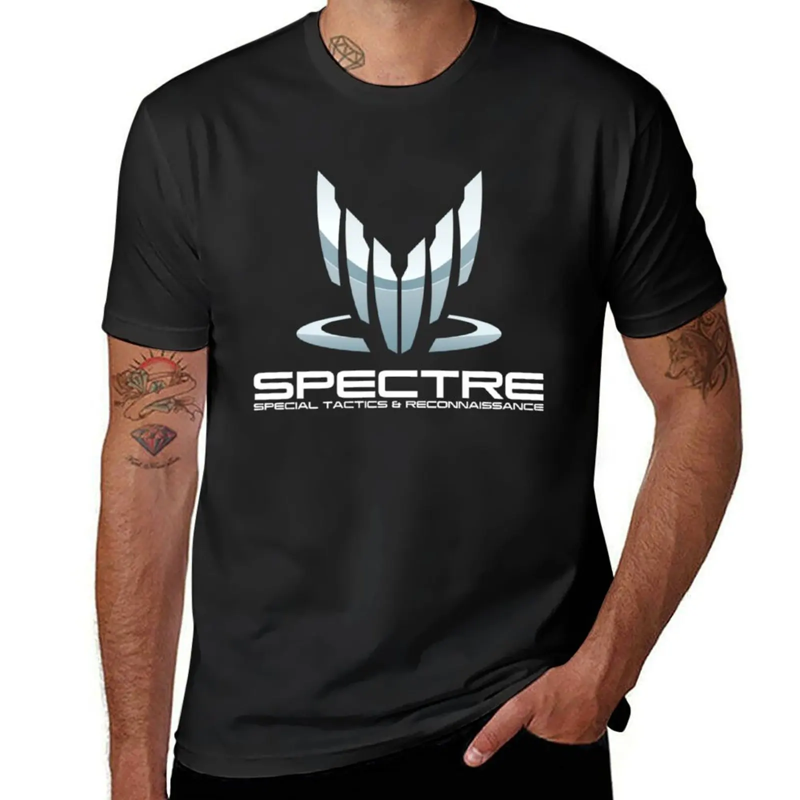 Spectre- Mass Effect T-Shirt anime figures Aesthetic clothing anime clothes kawaii clothes men clothings