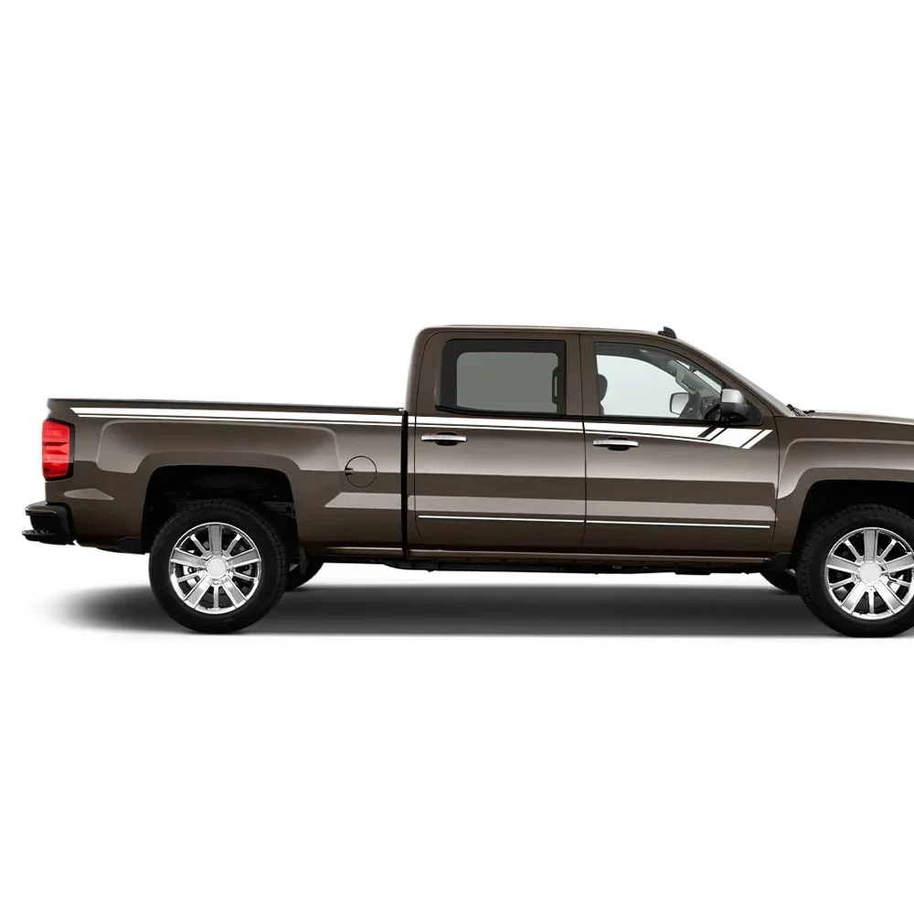 

Car Stickers For Chevrolet Silverado 1500 Pickup Door Side Decals Truck Waist Line Graphics Vinyl Decoration Cover Accessories