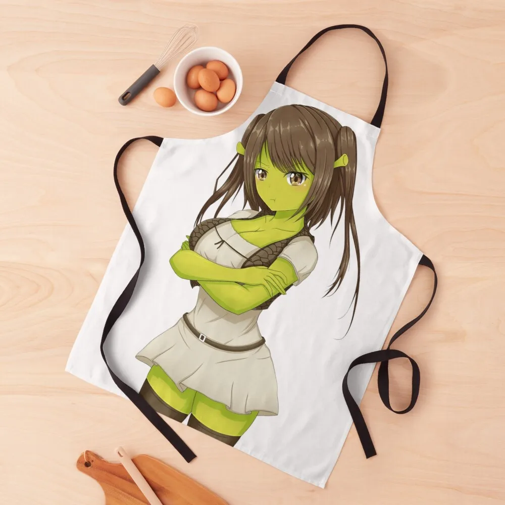 Get Outta Shrek-Chan's Swamp Apron apron for kitchen women