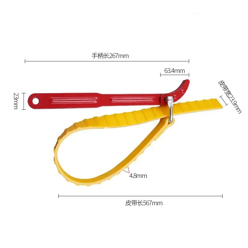 

Car Repair Tool 8/12 In Adjustable Oil Filter Puller Belt Wrench Filter Opener Tool Car Fuel Steel Automobile Repair ChainHandle