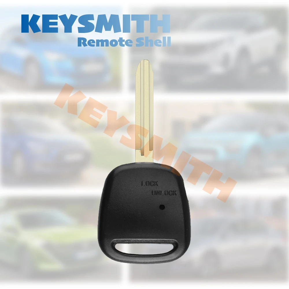 KEYSMITH Remote Key Shell For Toyota Harrier Estima Previa Corolla Car Key Fob Case Housing Replacement