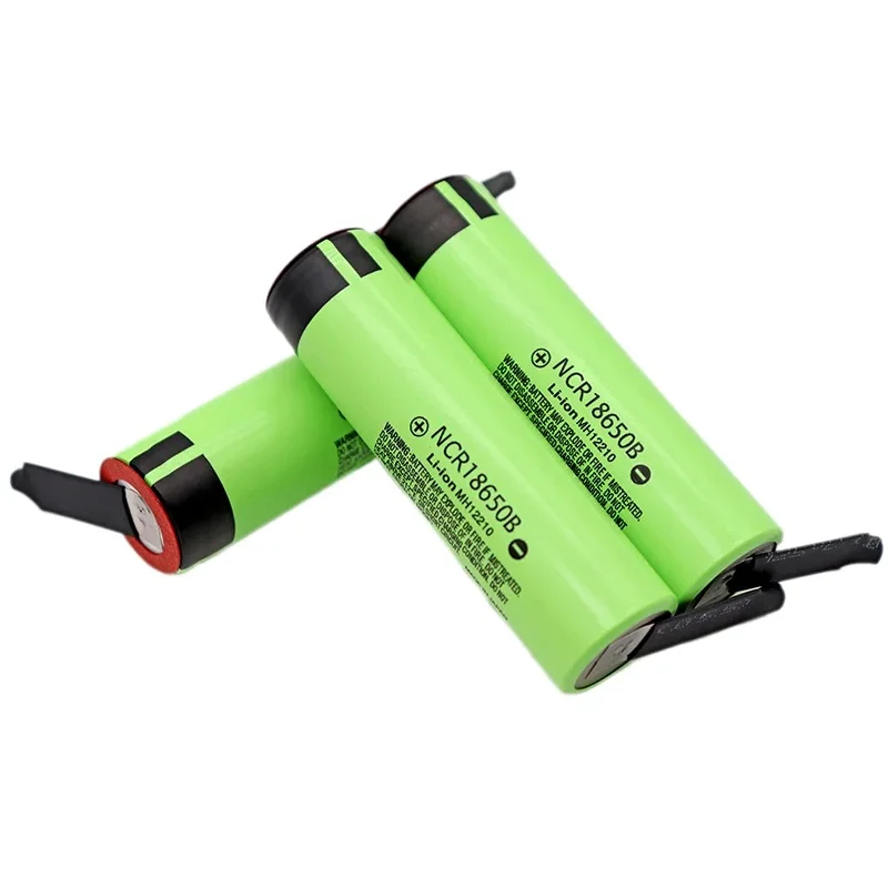 PURFIELD 3.7v 3400 mah 18650 Lithium Rechargeable Battery NCR18650B Flashlight batteries Toy Car Camera Welding Nickel Sheet