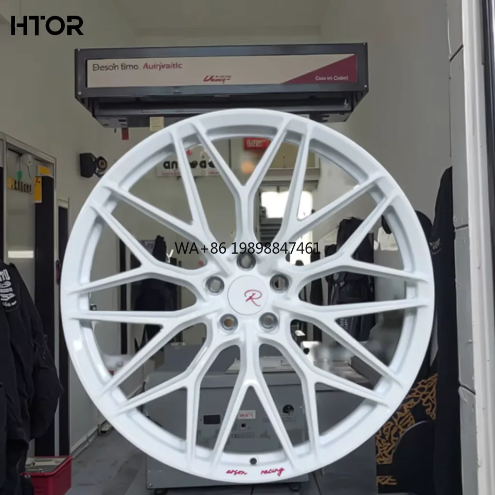 

Customize Aluminum Alloy T6 Monoblock Multi Spoke 18 Inch Forged Ceramic White 5X112 5x114.3 5X120 Monoblock Forged Wheels