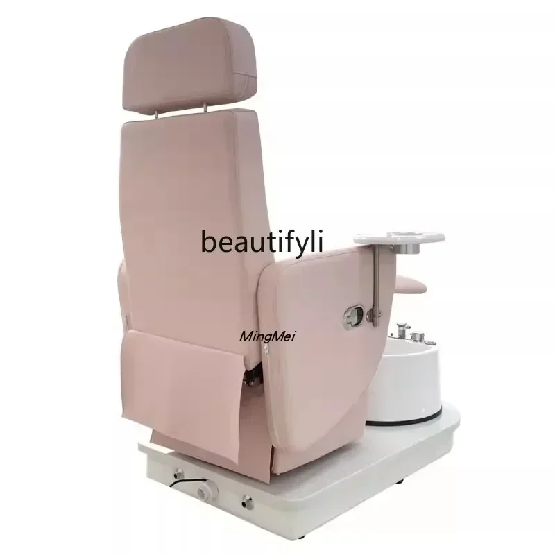 Foot massage chair for beauty and nail salon, eyelash pedicure, foot soaking and foot washing sofa