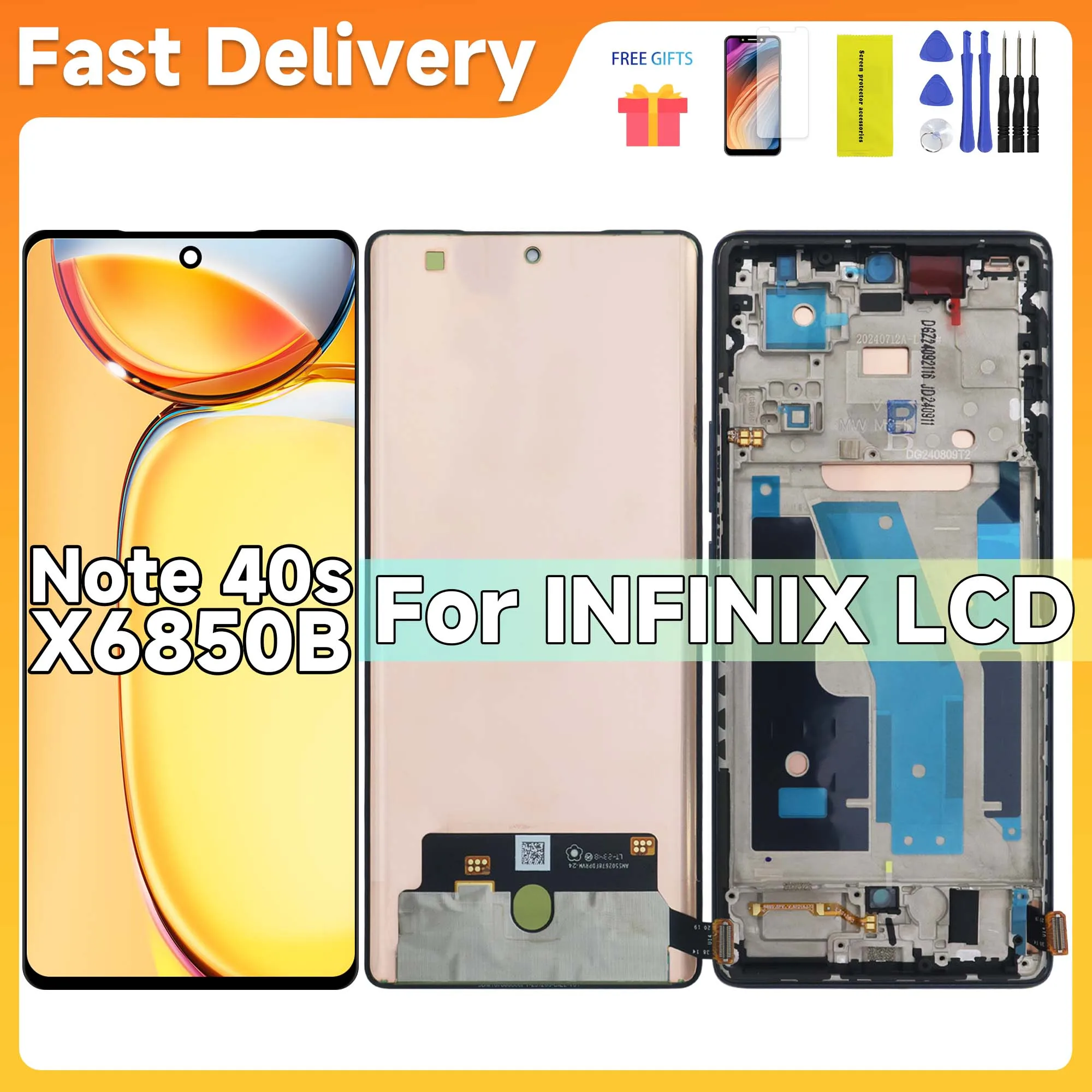 678-ori-lcd-for-infinix-note-40s-x6850b-lcd-display-touch-screen-digitizer-assembly