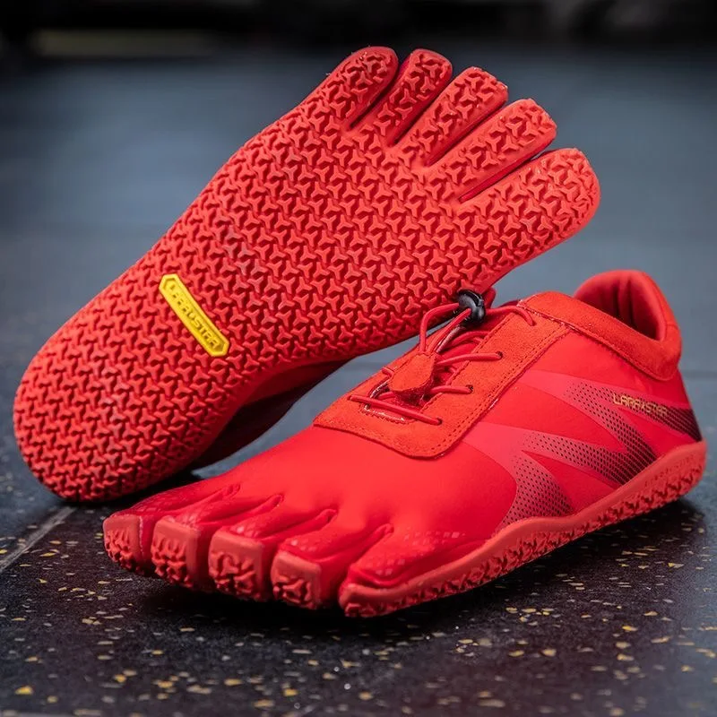 Professionele Heren Squat Hard Pull Schoenen Zwart Rood Gewichtheffen Trainingsschoen Man Merk Ontwerper De Vijf Vingers Gymschoen Heren