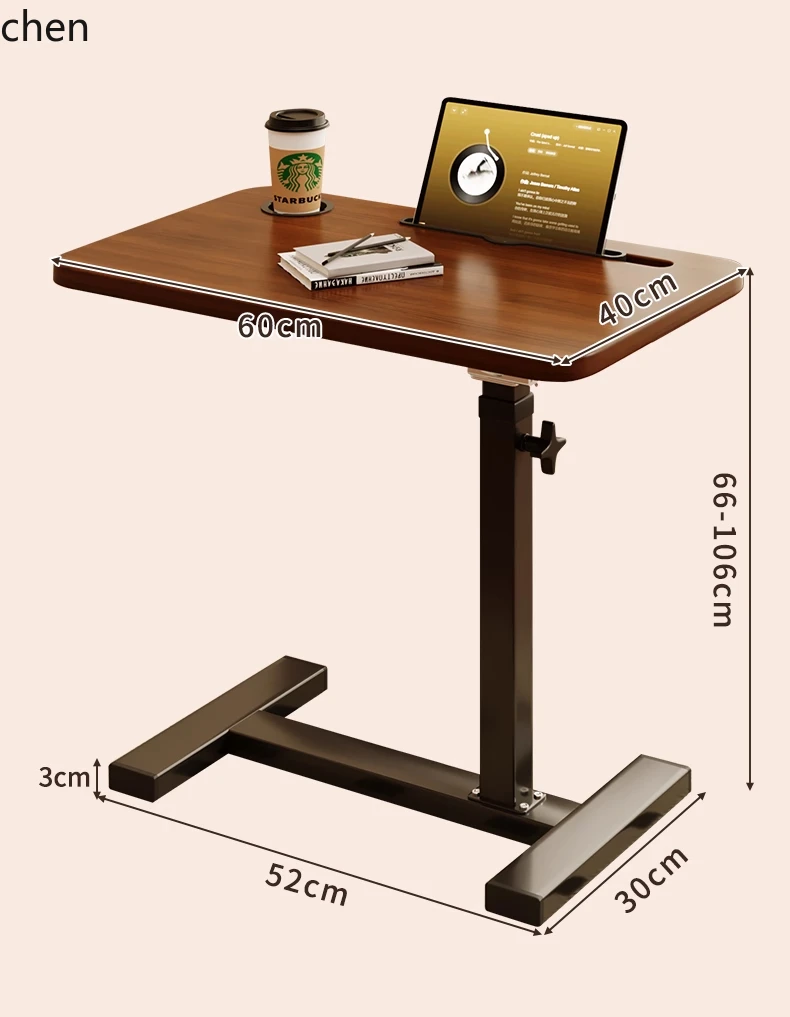 removable lifting bedside table simple desk folding computer desk