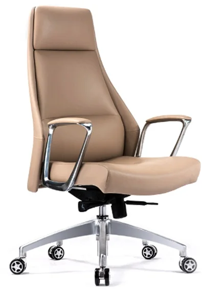 Pengpai New style high Back staff chair PU luxury Leather executive office chair image 2