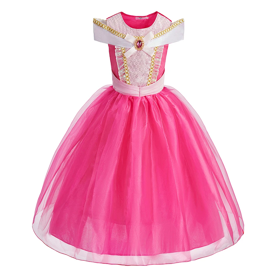 Kleine Mädchen Prinzessin Cosplay Geburtstag Paillettenkleid Elsa Cinderella Rose Rot Mehrere Stile Aktivitäten Performance Ballkleid