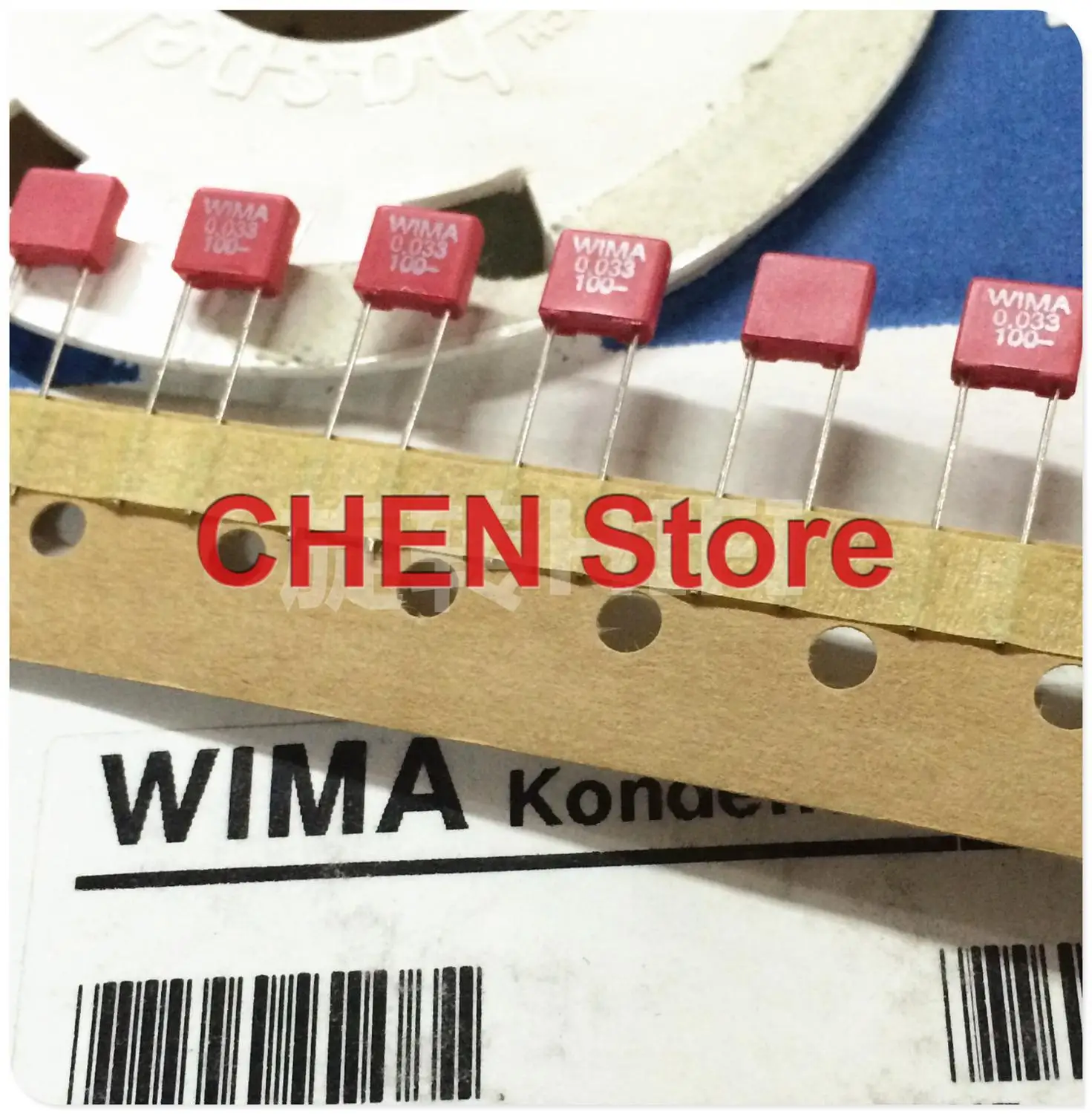 1pcs MKS2 German 5MM WIMA film capacitor sound audio Hi-Fi 0.015uf 15nf 27nf 0.033uf 39nf 0.047uf 0.068uf 63v 100v 0.022uf p5