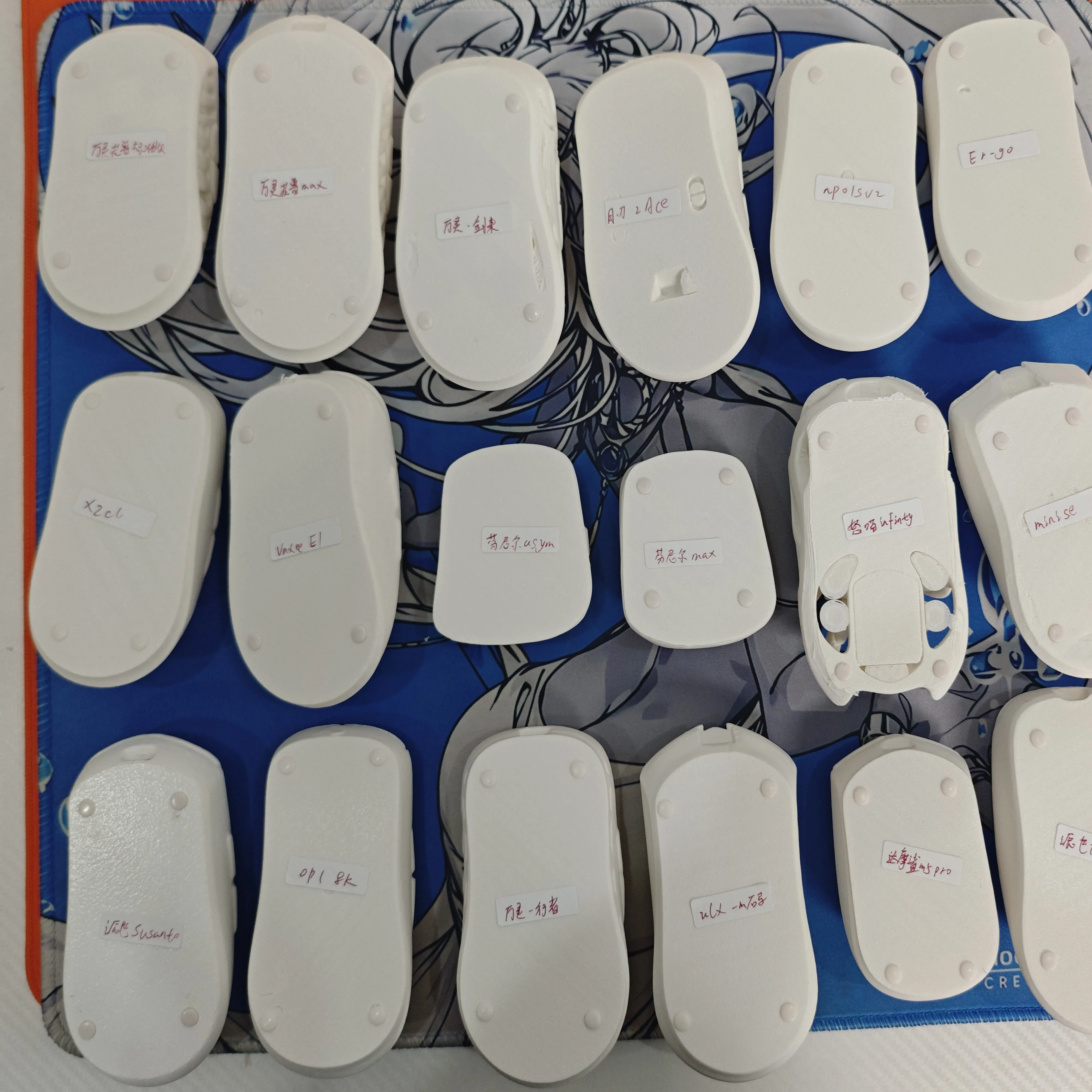 Keebox Mouse نموذج طباعة ثلاثية الأبعاد لاختبار الشعور اليدوي لألعاب FPS لمشغل CS2 Valorant لنموذج ماوس Zowie Logitech Razer