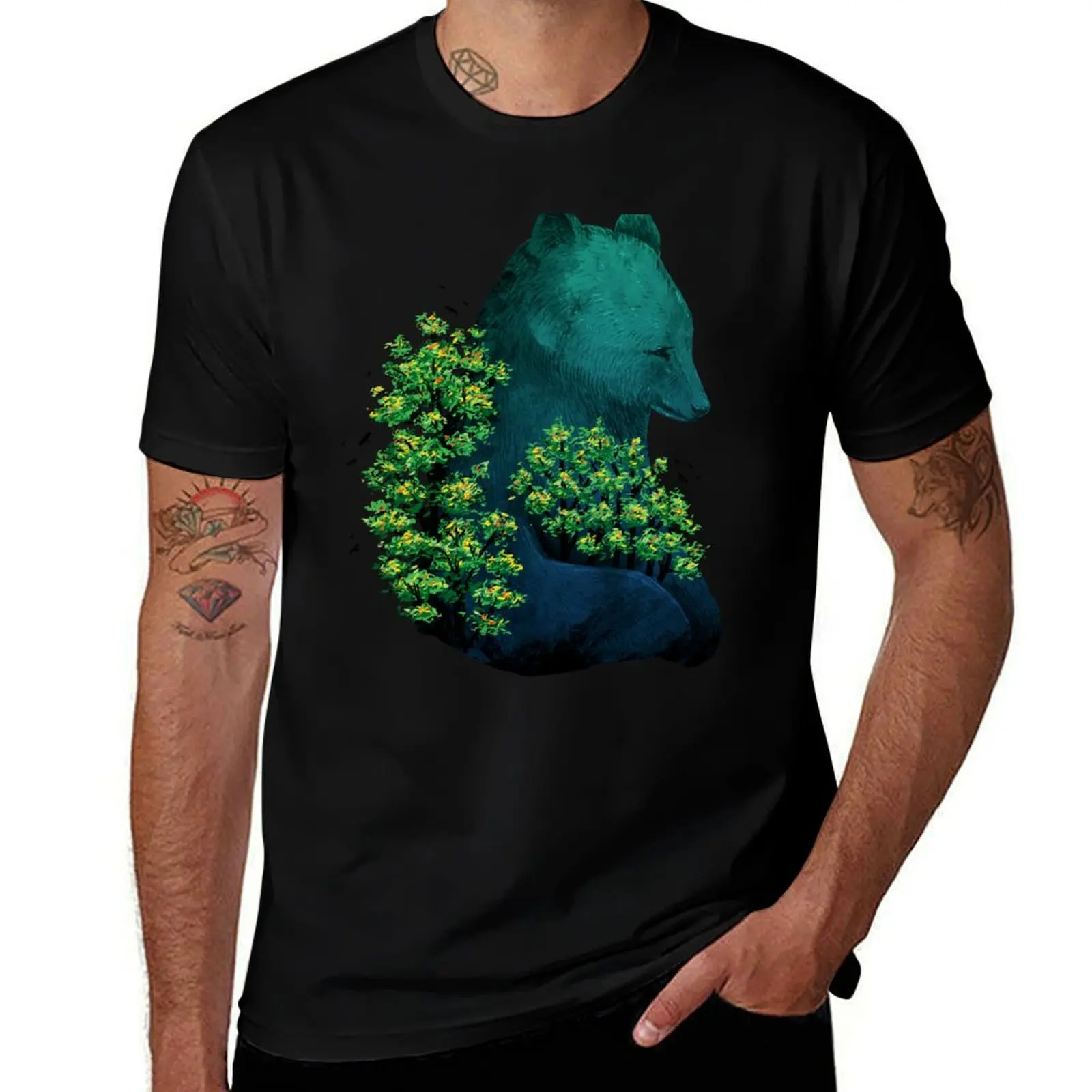 

Nature's Embrace T-Shirt man t shirt luxury man t shirt designer cotton t shirt man T-shirt