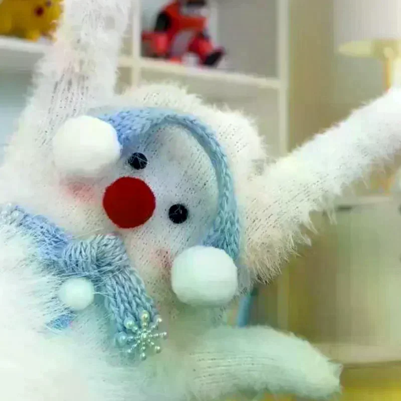 

Милый детский шарф-тюлень, плюшевые перчатки со снеговиком, зимние теплые морозостойкие перчатки, модные модные перчатки с пятью пальцами, девчачьи рождественские подарки