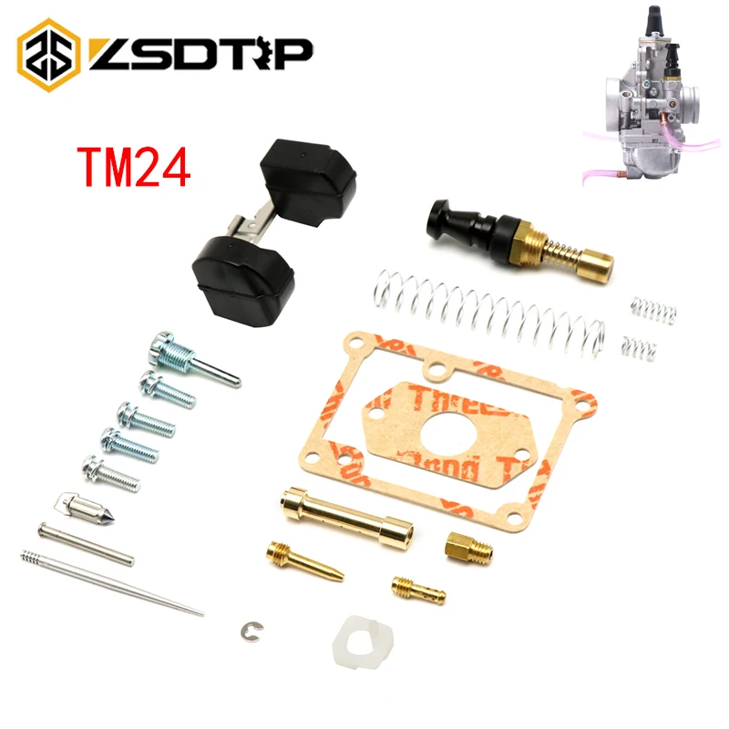 ZSDTRP TM24 Mikuni Carburetor Rebuild Kit for KT-M 65 SX SXS XC Husqvarna 65 Carbs Repair Kit Mikuni Carburetor Jet Kit