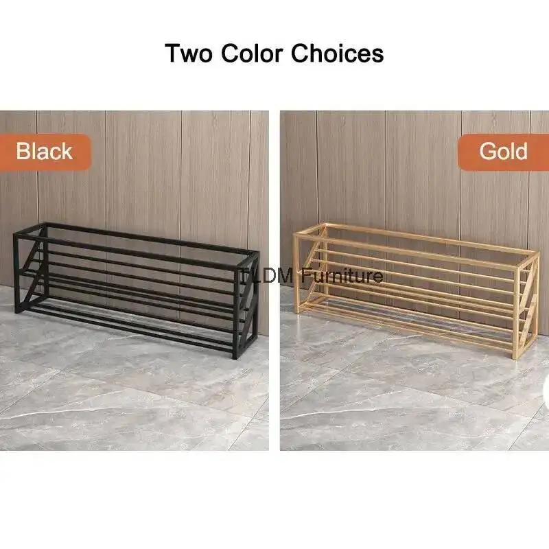 

Changing Wrought Shoe Iron Stool Nordic Home Furniture Hallway Porch Ottomans Household Shoe Cabinet Apartment Dormitory Bench