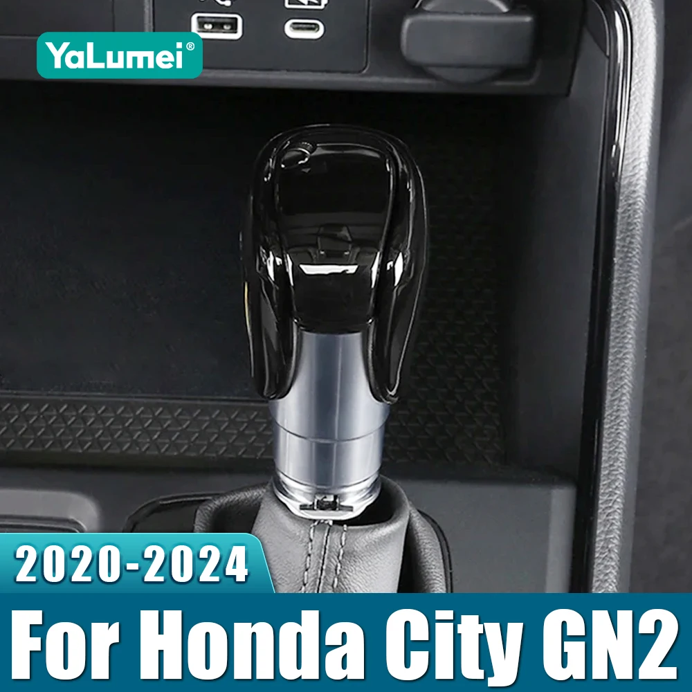 Autozubehör für Honda City GN2 2020 2021 2022 2023 2024 ABS Schaltknauf Kopfabdeckung Automatikgetriebe Zieraufkleber