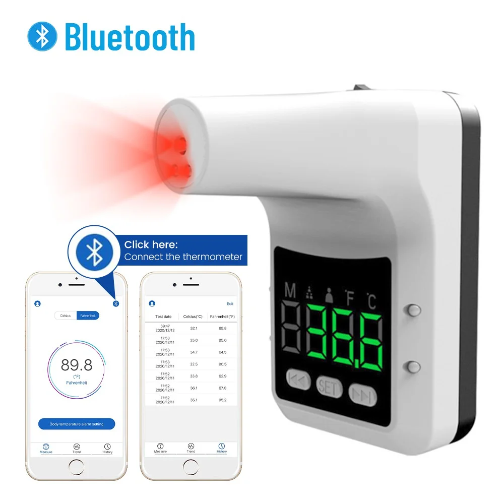 thermometre-infrarouge-numerique-bluetooth-sans-contact-a-fixer-au-mur-sans-contact