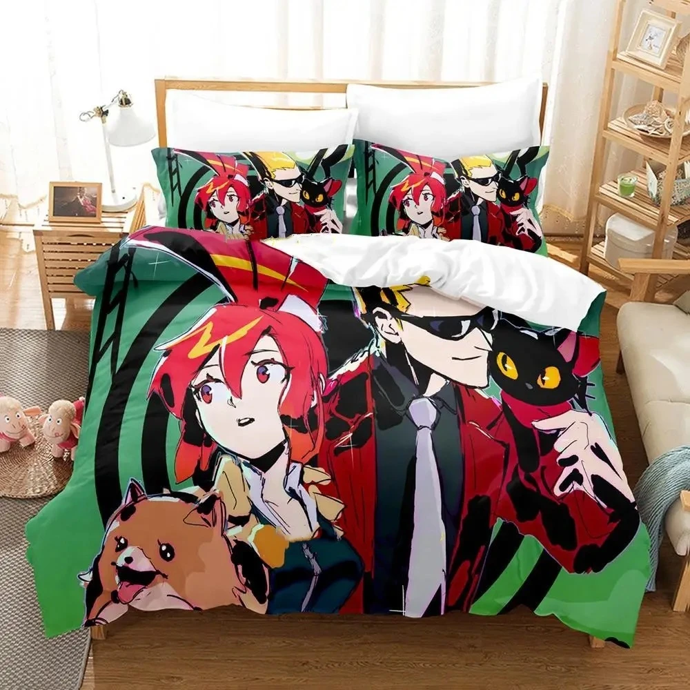 

Game Ghost Trick Bedding Set Single Twin Full Queen King Size Bed Set Adult Kid Bedroom Duvetcover Sets Anime parure de lit Bed