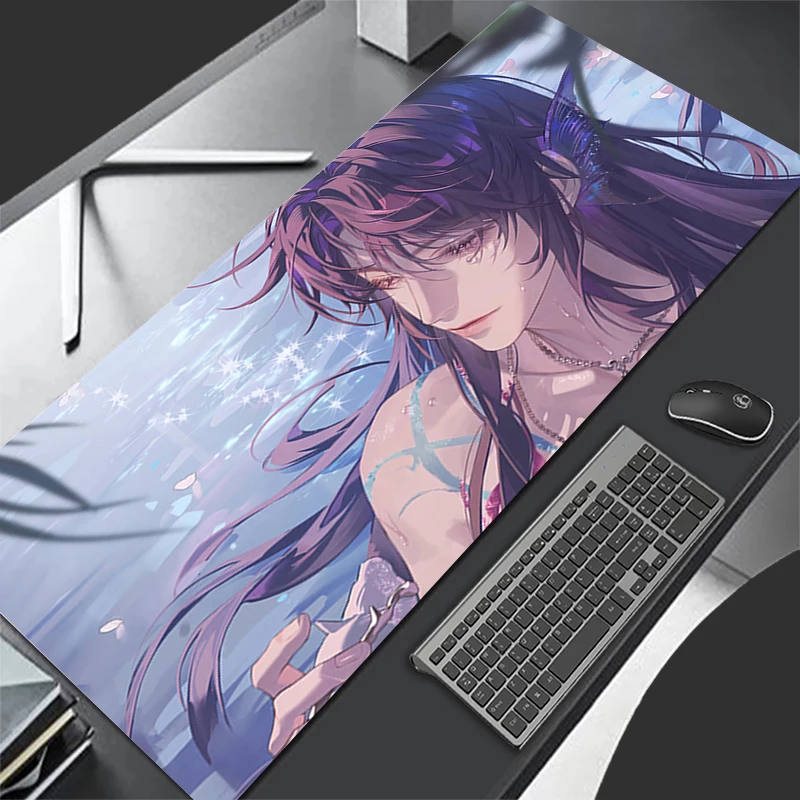 

Mousepad Rubber Mouse Pad Gaming Love And Deepspace Rafayel Accessories PC Gamer Cabinet Carpets Office Desk Mat Keyboard Pads