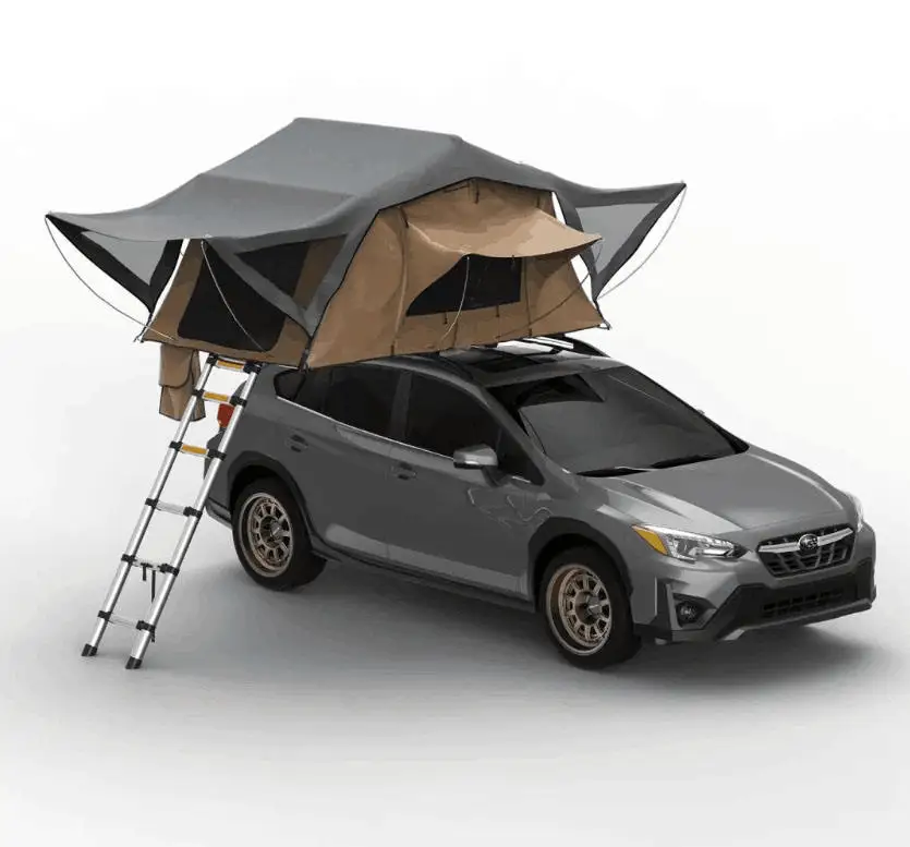 

Outdoor Camper Car 4X4 Roof Tent Wholesale Soft Shell Insulated Light Weight Car Roof Top Tent for 4 Person