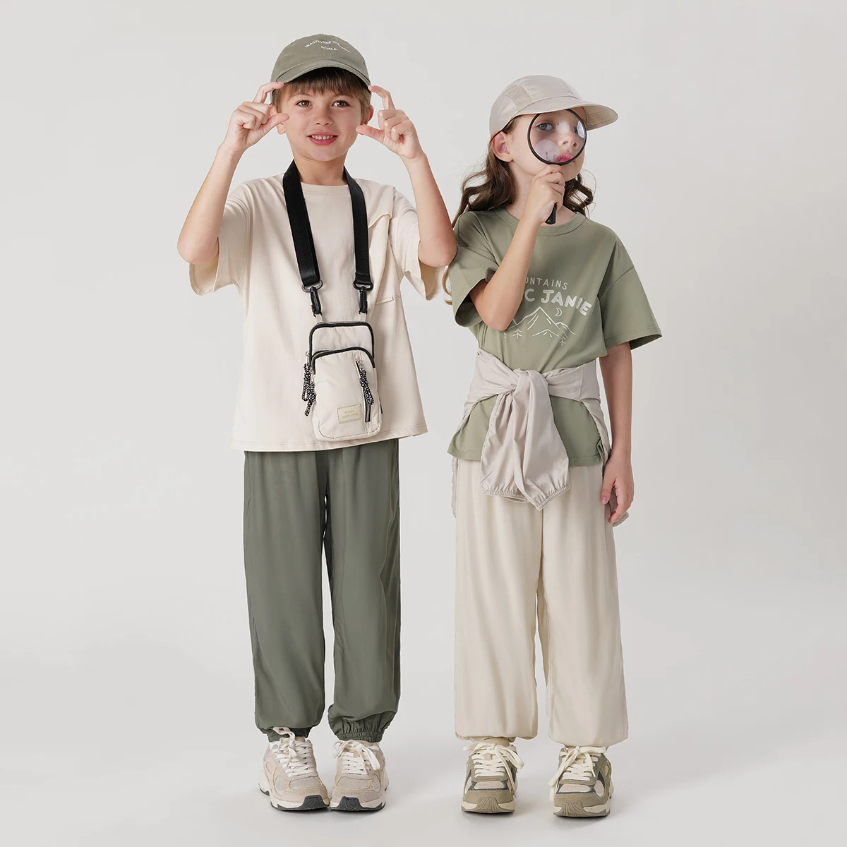 

MARC&JANIE Boys Spring Summer Anti-Mosquito Drape Pants Baby Toddler Boys Girls Trousers 230568