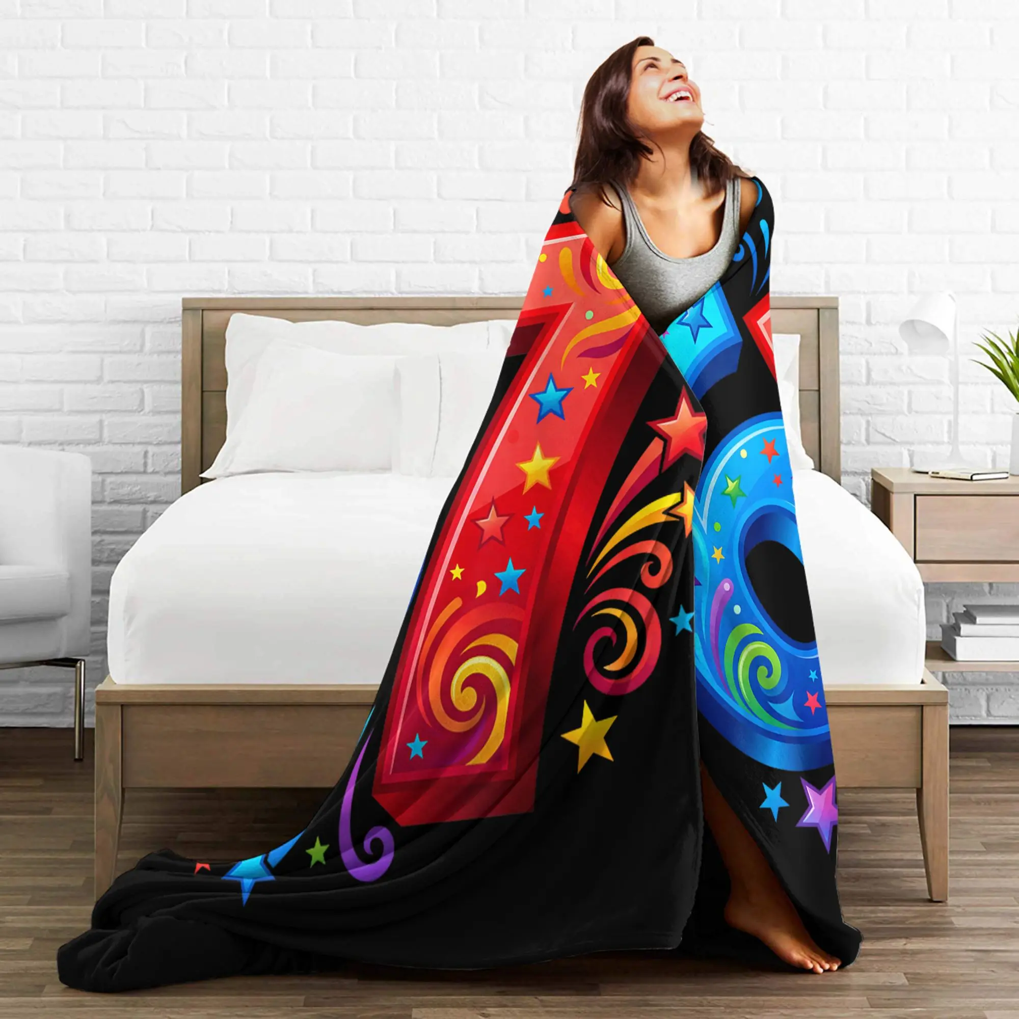 67 ميمي ستة سبعة مضحك 6 7 بطانية جودة لينة رمي بطانية الربيع الطائرة السفر ديكور المنزل طباعة المفرش #4